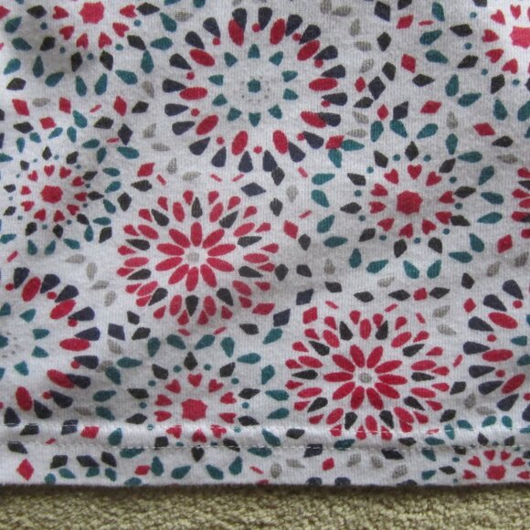 KORET Women's Size Large 3/4 Sleeve Pullover Geometric Design Top --- - Picture 2 of 3